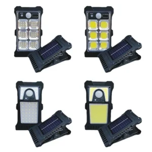 Clip Mount Solar Motion Light for Garden Pathway Outdoor IP65 Waterproof Design