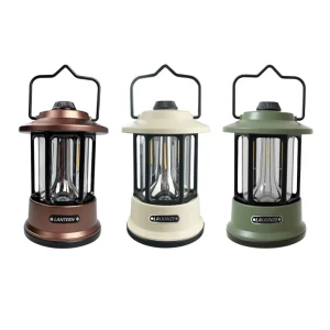 Portable Retro Hanging LED Light USB Rechargeable Outdoor Camping Lantern Torch
