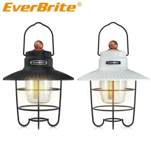 EverBrite LED Camping Lantern USB C Rechargeable Lantern 3 Lighting Mode Lantern