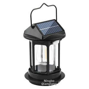 Rechargeable Solar Camping Lantern with 16 and 4 LED Beads for Outdoor Lighting