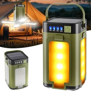 Portable Camping Lantern Rechargeable LED light 2000mAh Outdoor emergency Lamp