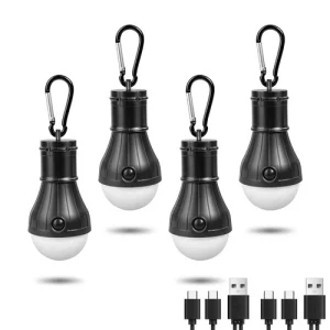 Jarxin Led Camping Lantern USB Rechargeable,Outdoor Tent Lights for Camping Hang